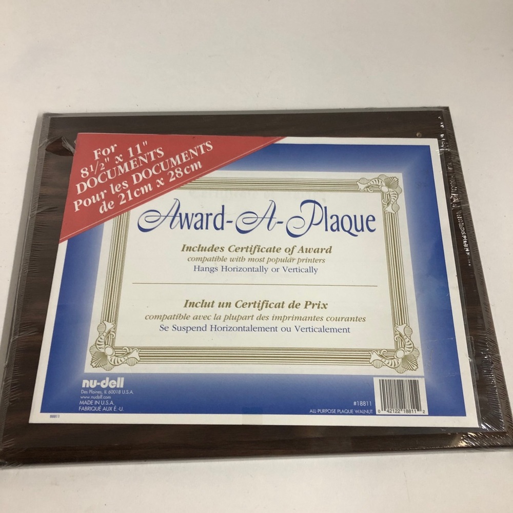 Award a plaque